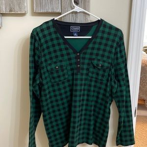 Chaps heavyweight cotton long sleeved shirt